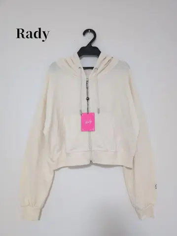 Rady 레이디 크림색 크롭 후드티 택 포함 새상품