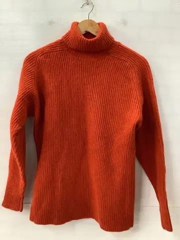 10.29 A846 다케오 키쿠치 니트 스웨터 하이넥 오렌지 계열