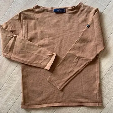 세인트 제임스 브라운 긴팔 T셔츠 코튼 T0