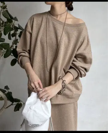 doudou 라메 맨투맨 트레이닝복