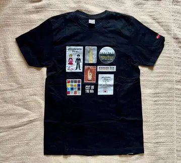 레어 피치카토 파이브 x 리바이스 콜라보 T셔츠 반팔 블랙 S사이즈