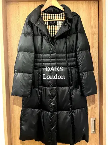 새상품급!! DAKS 블랙 롱 다운 자켓 40 (일본 M-L 사이즈)