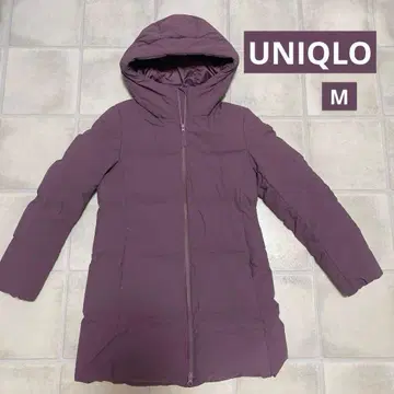 UNIQLO 퍼플 심리스 다운 자켓 M 사이즈