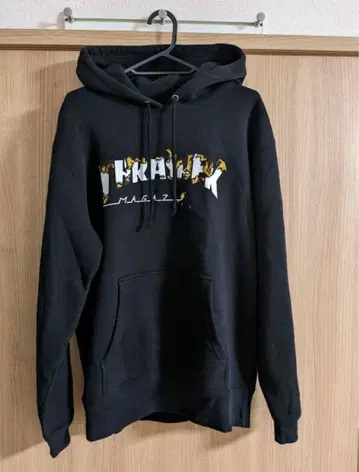 THRASHER 트레셔 풀오버 후드티 블랙 남성용