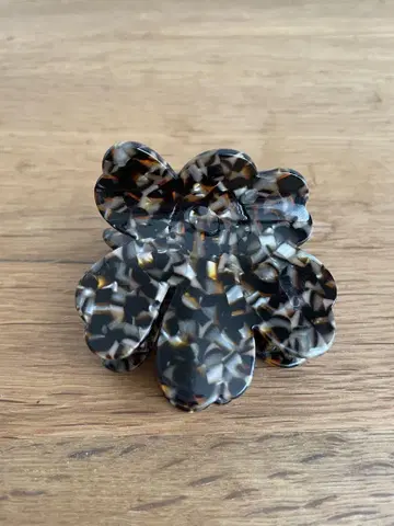 마리메꼬 Unikko 우니코 헤어 클립 스몰 브라운