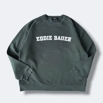 00s Eddie Bauer 올리브 그린 트레이닝복 맨투맨