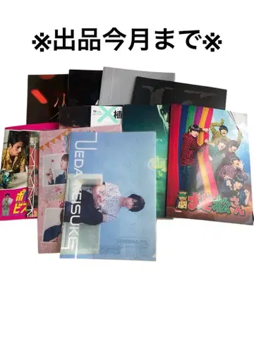 우에다 케이스케 팜플렛 잡지 클리어 파일 브로마이드 사진 백