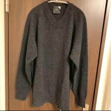 미사용 새상품 ATON ECO CASHMERE V NECK SWEATER