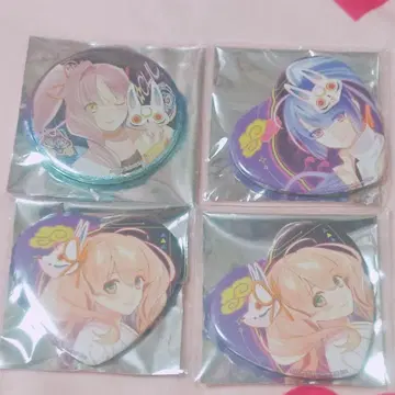 아이츄 아이 츄 캔뱃지 코코로 루나 모모스케 8주년