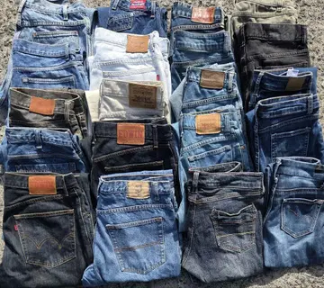 최종 가격 데님 팬츠 청바지 묶음 판매 20도 리메이크 소재 핸드메이드