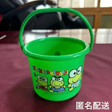 케로케로케로피 미니 바케스 그린 산리오 빈티지 당시 물품 일본제 레어