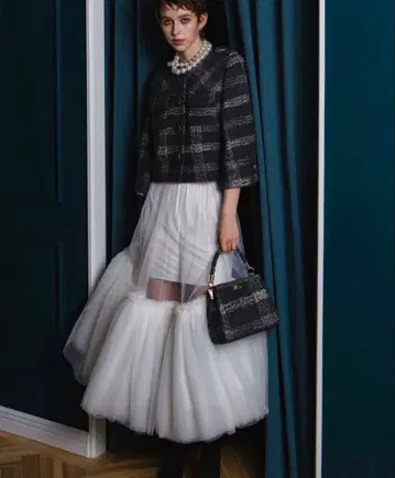 sheller Bloom tulle skirt