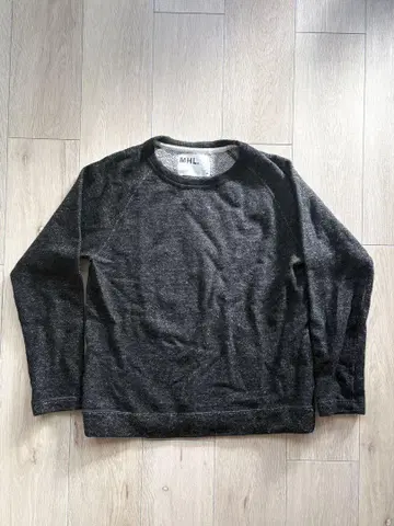 MHL 블랙 트레이닝복 맨투맨 니트 긴팔 M