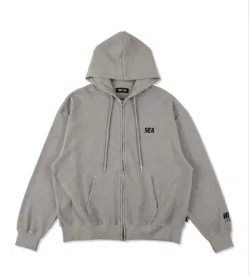 새상품 WIND AND SEA 와플 후드티 그레이 빅 XL