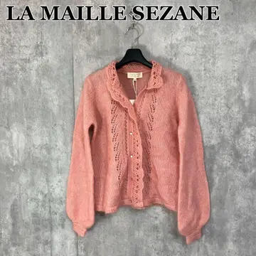 새상품 LA MAILLE SEZANE 모헤어 니트 가디건 XXS