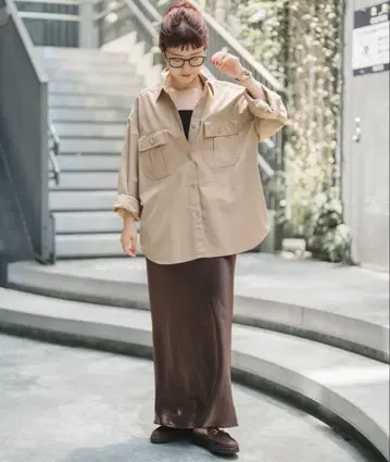 스픽 앤 스팬 새틴 플레어 스커트 36