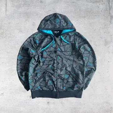 EZEKIEL 풀 집업 후드티 올 패턴 L 서핑 스케이트 스트릿