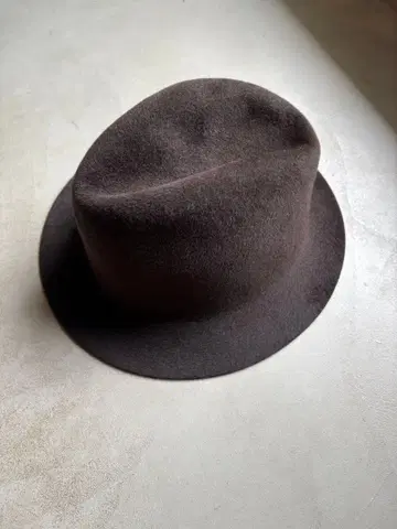SCHA 샤 다크 브라운 울 펠트 햇