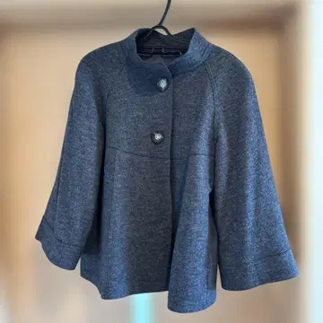 Fontaine club 그레이 케이프 자켓 M