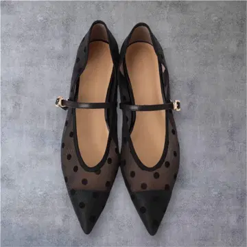 쉽스 SHIPS 시어 도트 포인티드 멜리테드 멜리제인 23cm 시어 소재