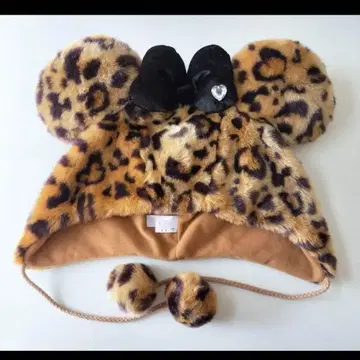 레오파드 무늬 팬캡