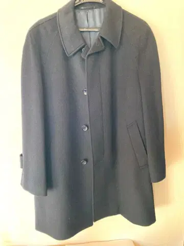 캐시미어 100% 비즈니스 코트 블랙 컬러 S