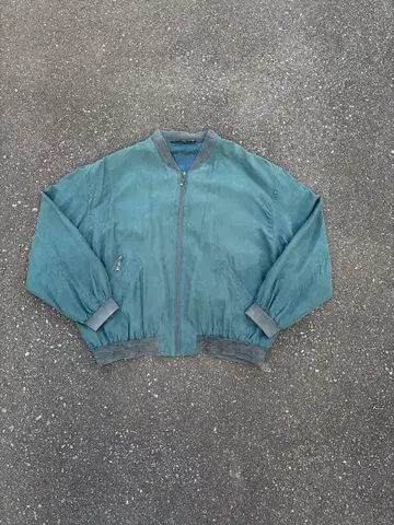 나일론 자켓 청록색