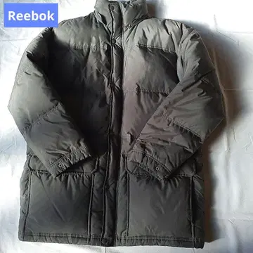 리복 그레이 롱 기장 다운 자켓 사이즈 XL