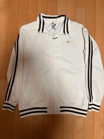 VANS 화이트 트랙 자켓 XL