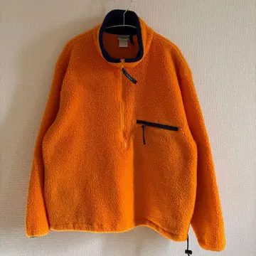 LLBean 엘엘빈 플리스 풀오버 자켓 산황색