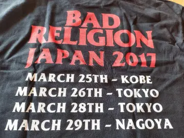 badreligion XL 사이즈 미사용 새상품 japan tour