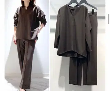 띠어리 럭스 풀오버 미사용 브라운