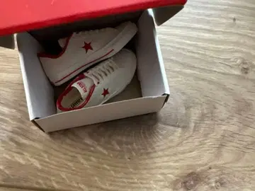 컨버스 스타 플레이어 화이트/레드