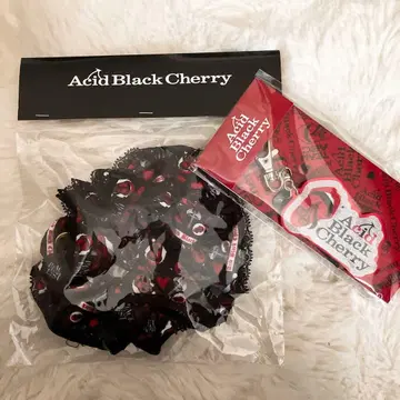 [ 새상품 ] Acid Black Cherry 스크런치 아크릴 키링