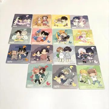 Qpa -day off- 특전 페이퍼 코스터 15종 BL 상업 BL