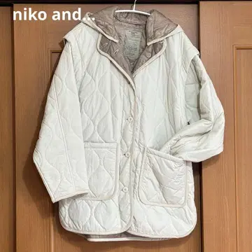 niko and - ManyWay 퀼트 후드 자켓 리버서블