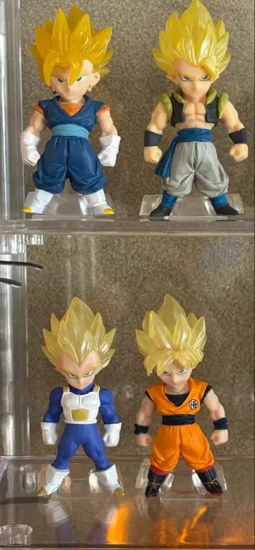 드래곤볼 어드버지 초사이어인 오지터 베지트 손오공 베지터 4체