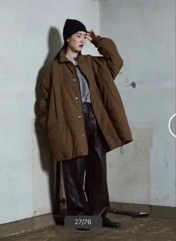 NOMINE 몬스터 후드티 브라운