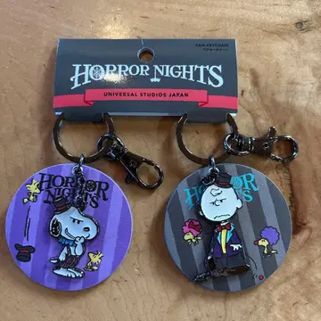 USJHorrorNights 스누피 찰리 브라운 키링 세트