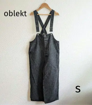 Oblekt 타카야마 미야코 오버롤 데님 살로펫 S 사이즈