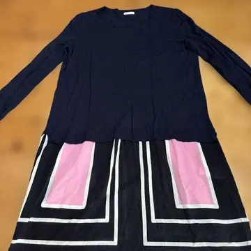 MARELLA 긴팔 네이비 원피스