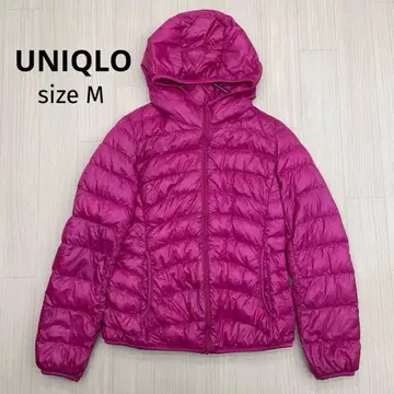 유니클로 울트라 라이트 후드 다운 자켓 M