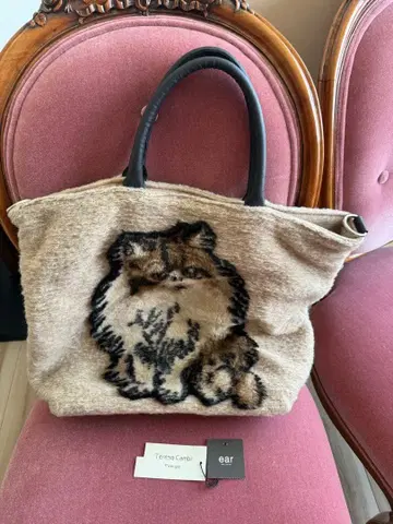 테레사 칸비 2WAY 고양이 디자인 토트백 MADE IN ITALY