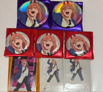 체인소 맨 베이스야드 캔뱃지 오로라 메탈카드 특전 파워