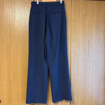 이에나 네이비 와이드 팬츠 플리츠