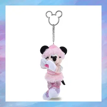 미키 봉제 인형 키체인 HAPPY BIRTHDAY MICKEY