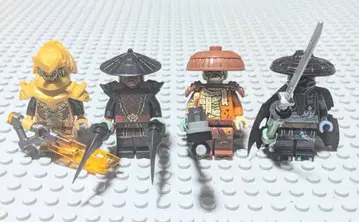 레고 닌자고 미니 피규어 4체 세트