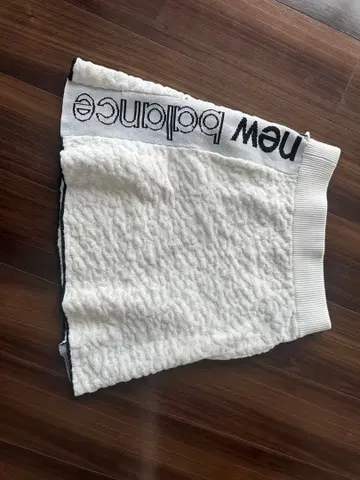 화이트 플리스 스커트 사이즈 00