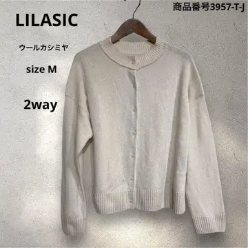 LILASIC 울 캐시미어 2way 니트 사이즈 M 미사용 새상품