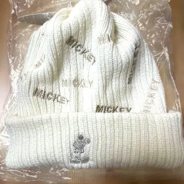 미키 리버서블 니트 모자 미사용 새상품